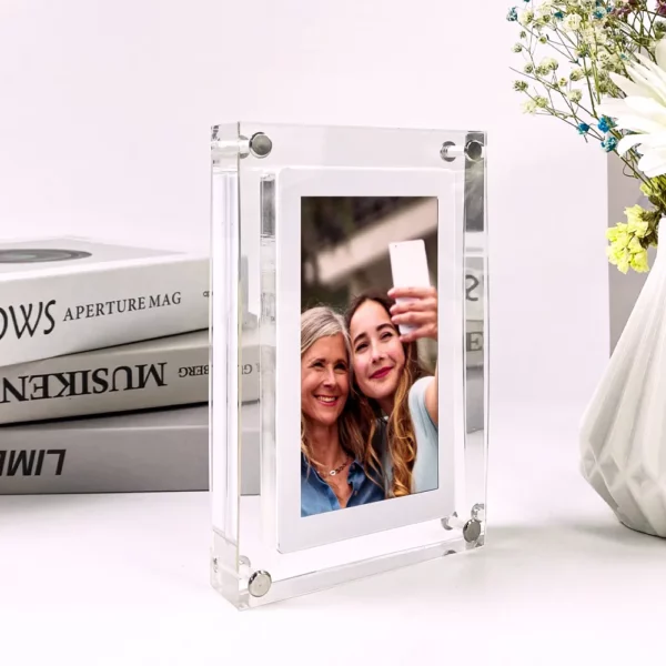 Moving Acrylic Digital Photo Frame Preserving Memories 3