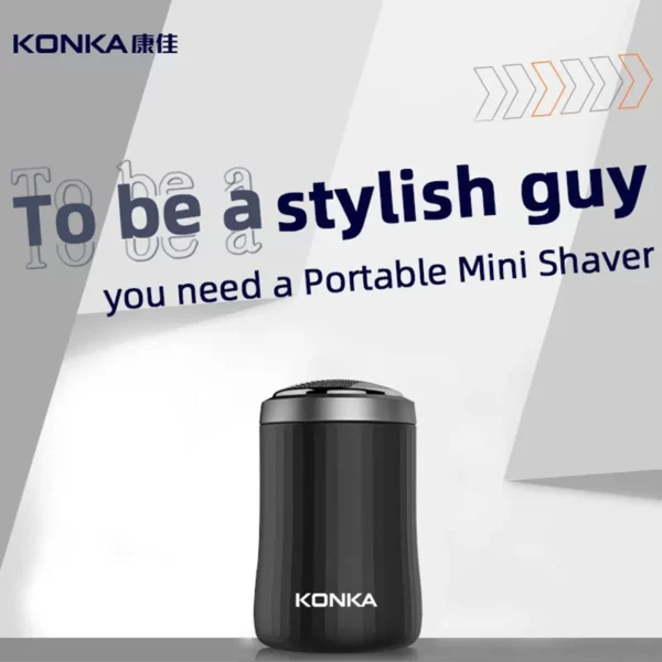 Portable mini electric shaver Beard Trimmer Razor Wet and dry use Tape C Charge Shaver For Men Razor 1