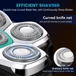 KENSEN Electric Head Shaver for Bald Men 6D Magnetic Razor Hair Trimmer USB Rechargeable LED Display Waterproof Beard Shavers 4