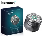 KENSEN Electric Head Shaver for Bald Men 6D Magnetic Razor Hair Trimmer USB Rechargeable LED Display Waterproof Beard Shavers 1