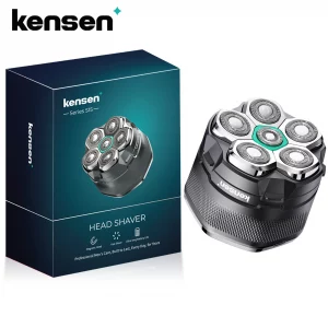 KENSEN Electric Head Shaver for Bald Men 6D Magnetic Razor Hair Trimmer USB Rechargeable LED Display Waterproof Beard Shavers 1