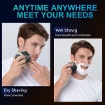 KENSEN Electric Head Shaver for Bald Men 6D Magnetic Razor Hair Trimmer USB Rechargeable LED Display Waterproof Beard Shavers 6